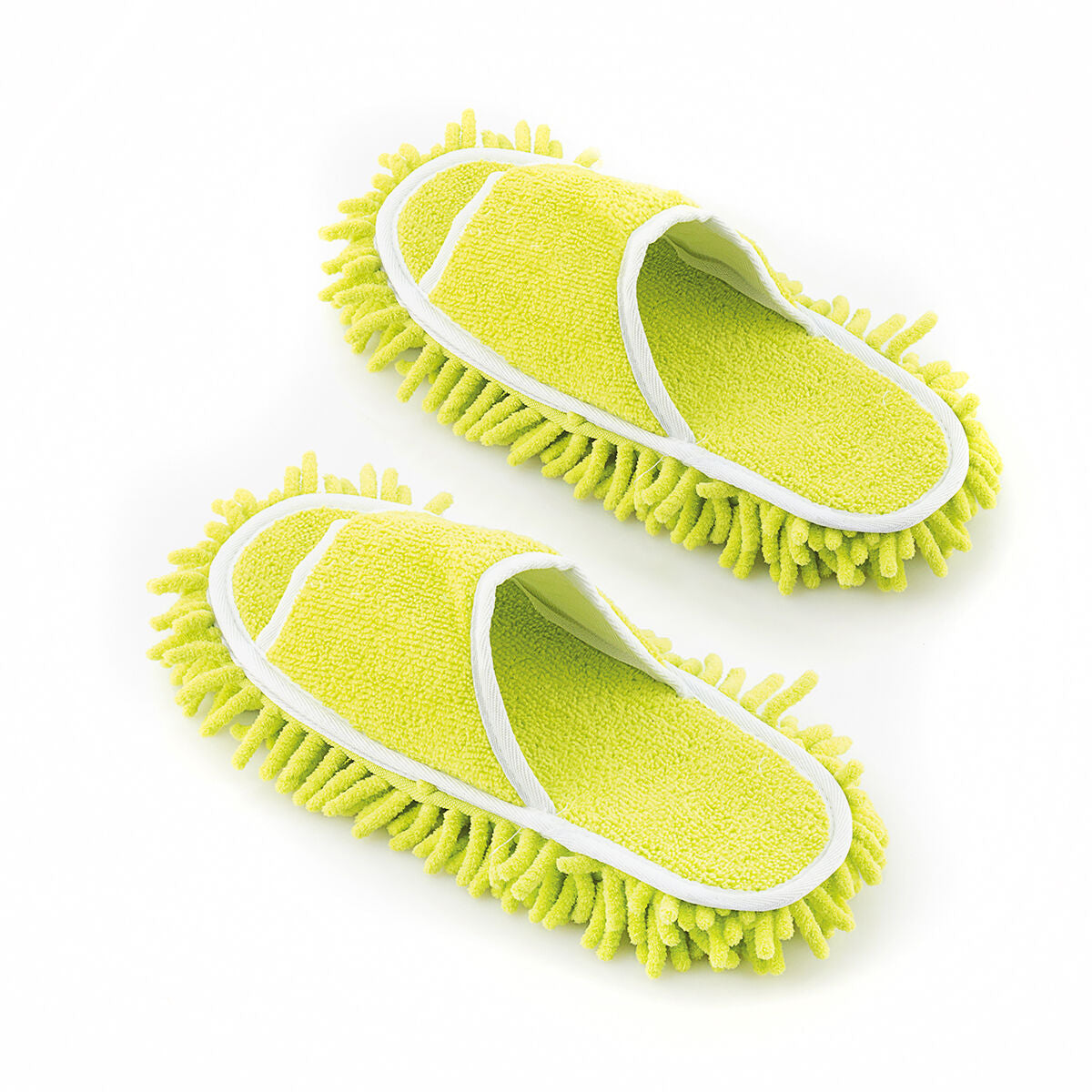 Effortless Microfiber Mop Slippers for Quick Floor Cleaning & Polishing